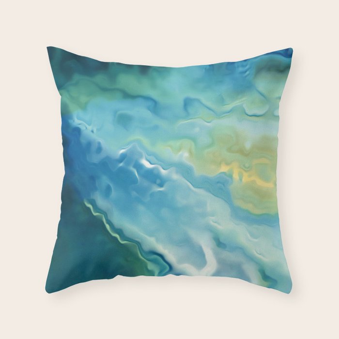 Surfing Summer Throw Pillow Gallery Image 6