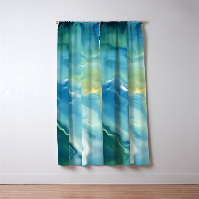 Surfing Summer Window Curtain Gallery Image 3