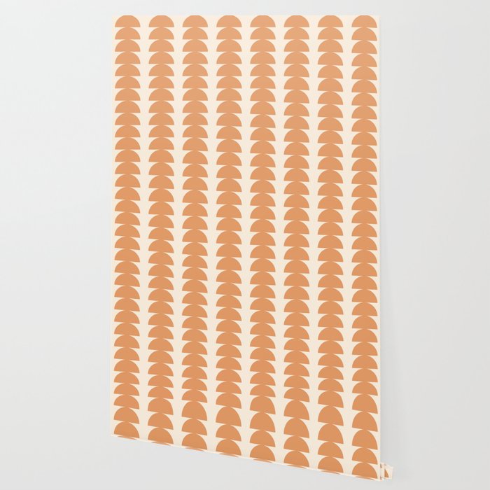 Maude Pattern XXIII Pantone Peach Fuzz Wallpaper Gallery Image 2