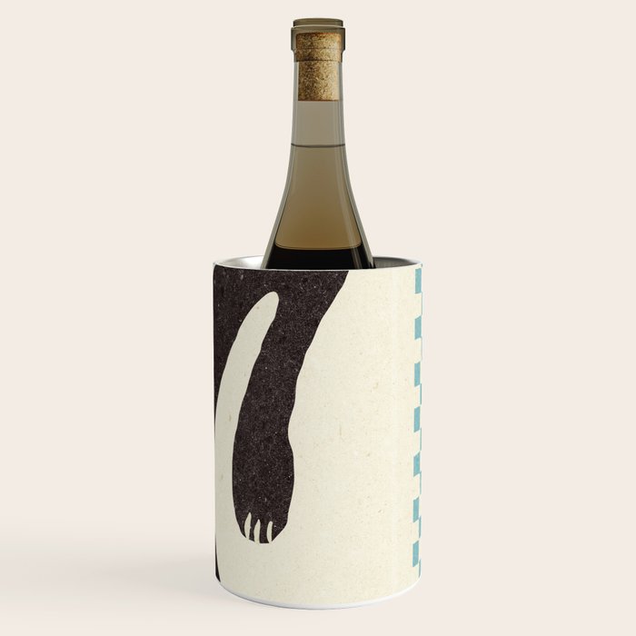 Funny mood cat illustration Wine Chiller Gallery Image 3