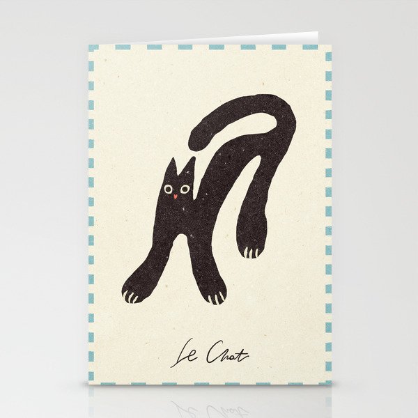 Funny mood cat illustration Stationery Card Gallery Image 2