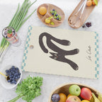 Funny mood cat illustration Cutting Board Gallery Image 2