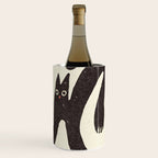Funny mood cat illustration Wine Chiller Gallery Image 1