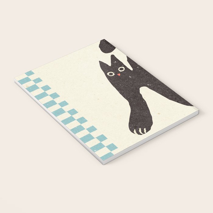 Funny mood cat illustration Notebook Gallery Image 3