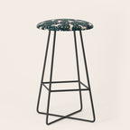 Unicorns on a dark background with a fairy forest Stool Gallery Image 1