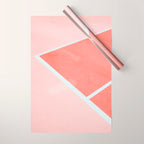 Courtside - living coral Wrapping Paper Gallery Image 1
