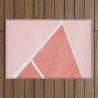Courtside - living coral Outdoor Rug Gallery Image 1