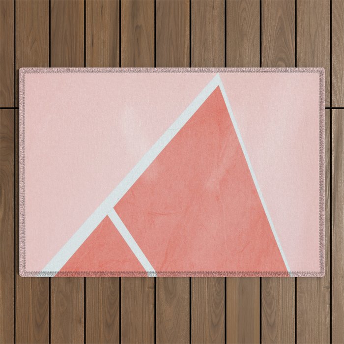 Courtside - living coral Outdoor Rug Gallery Image 1