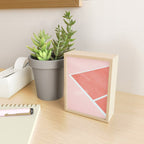 Courtside - living coral Mini Art Print Gallery Image 2