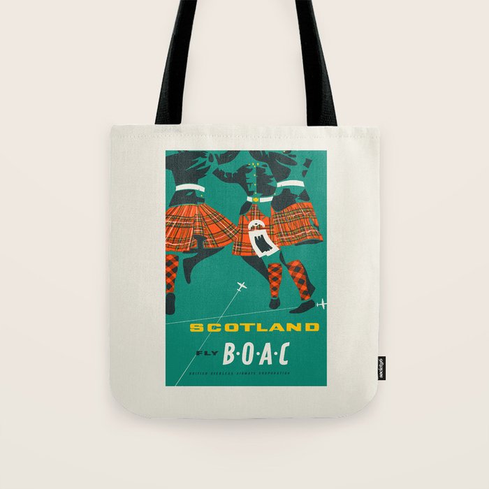 Scotland - Vintage scottish travel poster, 1954 Tote Bag Gallery Image 1