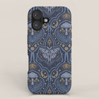 Celestial Forest Damask - celestial blue iPhone Case Gallery Image 1