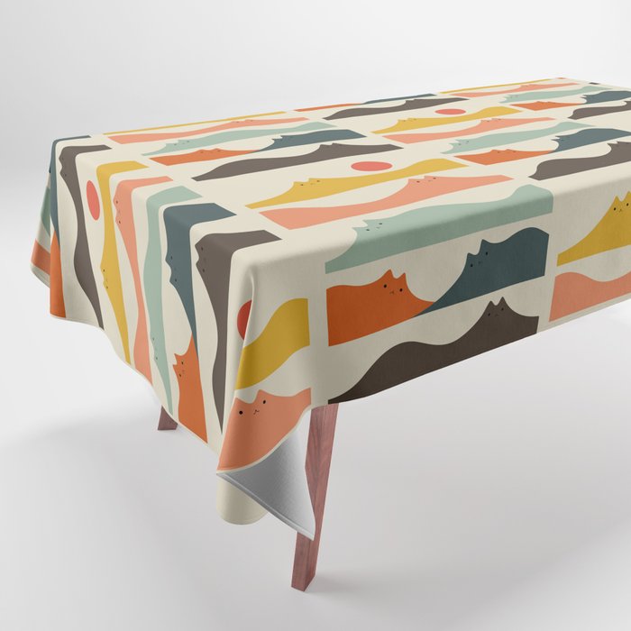 Cat Landscape 141 Tablecloth Gallery Image 1