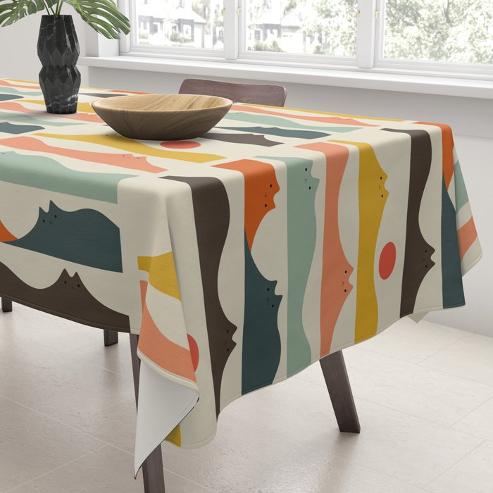 Cat Landscape 141 Tablecloth Gallery Image 3