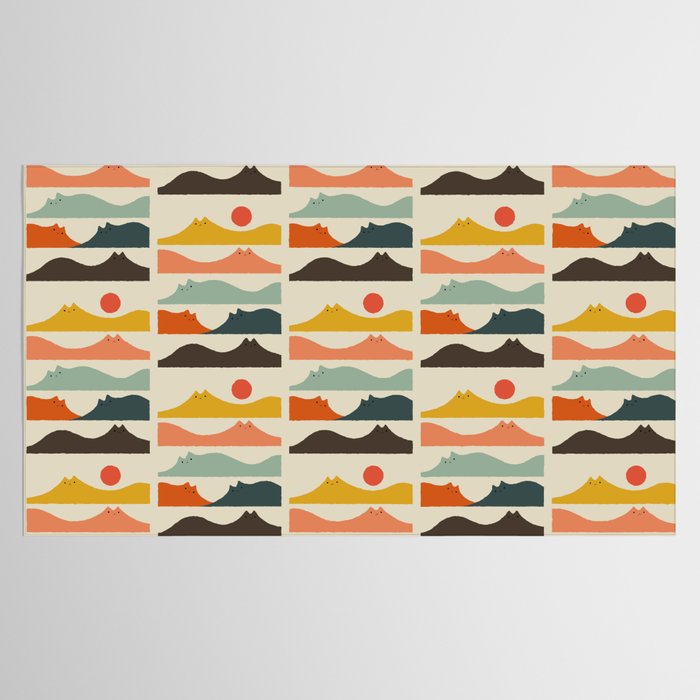 Cat Landscape 141 Tablecloth Gallery Image 2