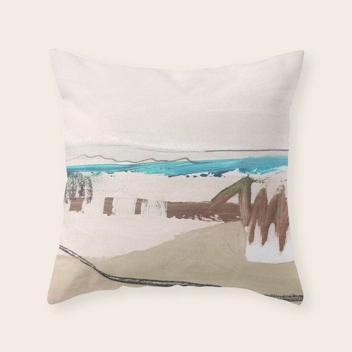 Dune Waves Throw Pillow Gallery Image 1