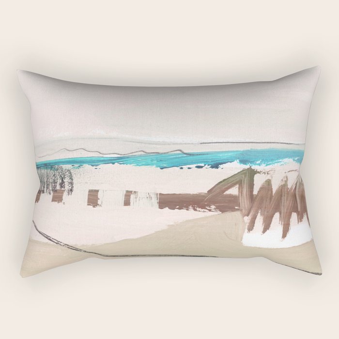 Dune Waves Rectangular Pillow Gallery Image 2
