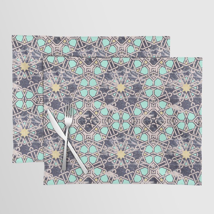 Mosaic moroccan tile B Placemat Gallery Image 1