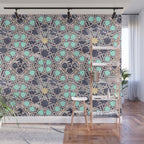 Mosaic moroccan tile B Wall Mural Gallery Image 1