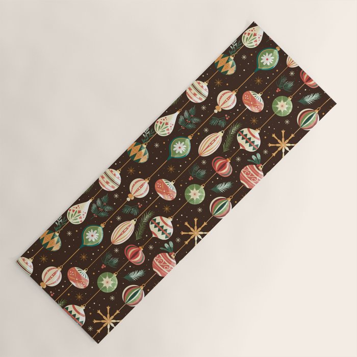 Classic Holiday Decor Delight Yoga Mat Gallery Image 1