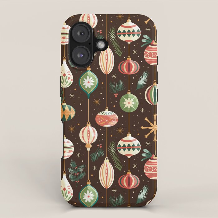 Classic Holiday Decor Delight iPhone Case Gallery Image 1
