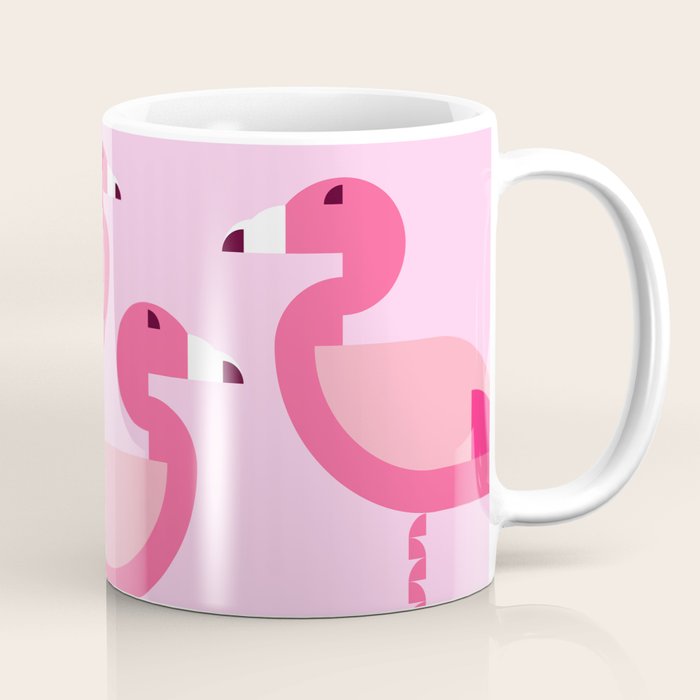 Geometric flamingo Coffee Mug Gallery Image 1