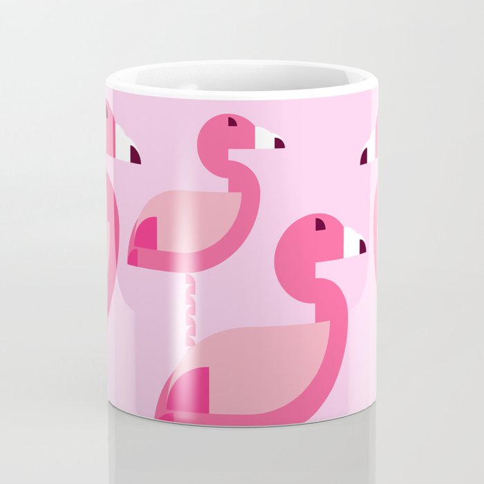 Geometric flamingo Coffee Mug Gallery Image 4