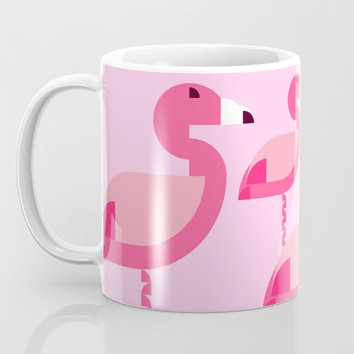 Geometric flamingo Coffee Mug Gallery Image 3