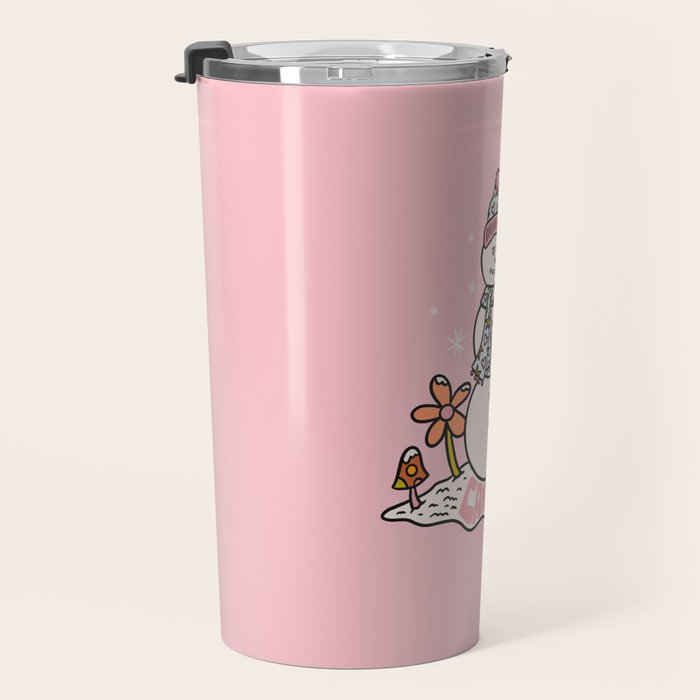 Cancer Zodiac Snowman Travel Mug Gallery Image 3