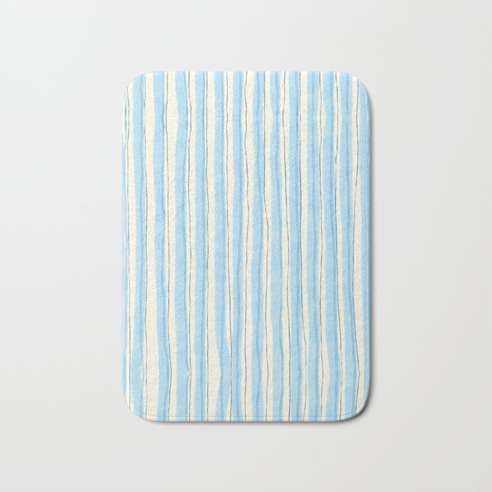 Azul Stripes Bath Mat Gallery Image 1