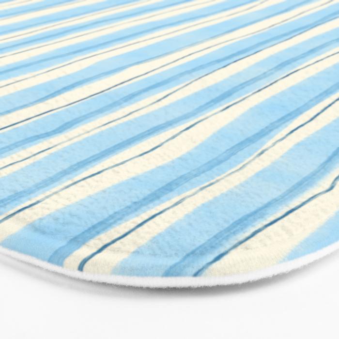 Azul Stripes Bath Mat Gallery Image 3
