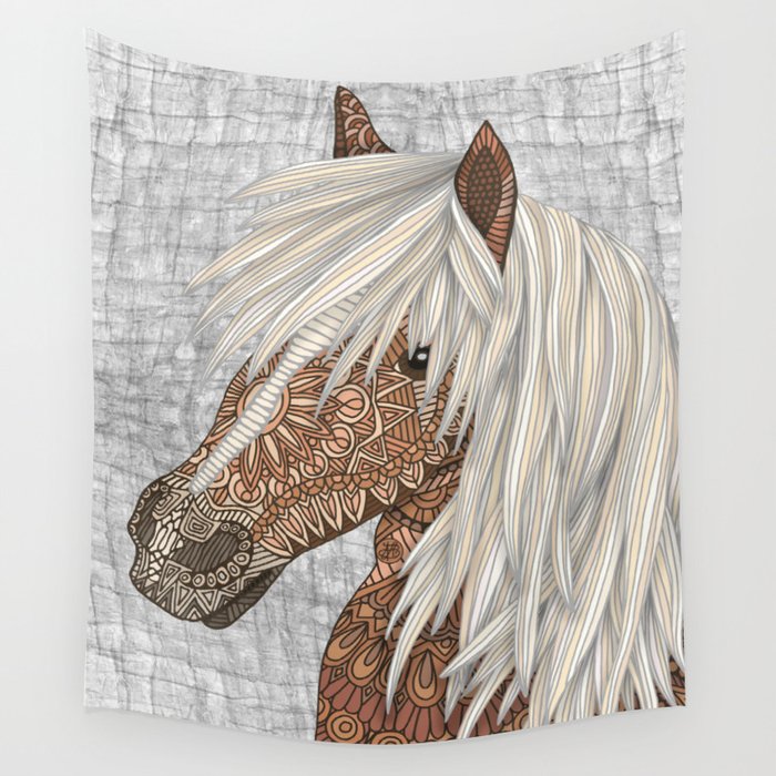 Haflinger Horse Wall Tapestry Gallery Image 1