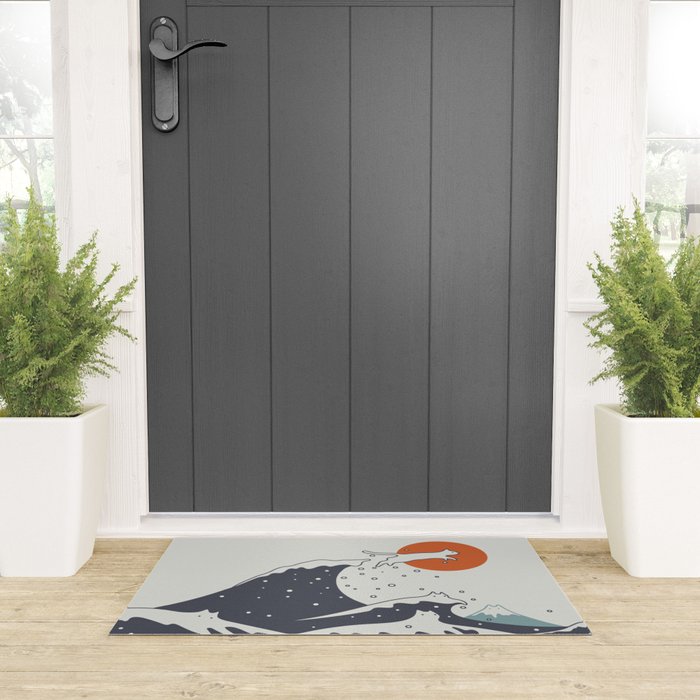 Cat Landscape 55C Welcome Mat Gallery Image 3