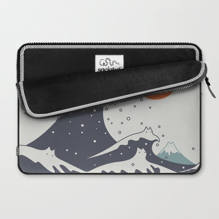 Cat Landscape 55C Laptop Sleeve Gallery Image 2