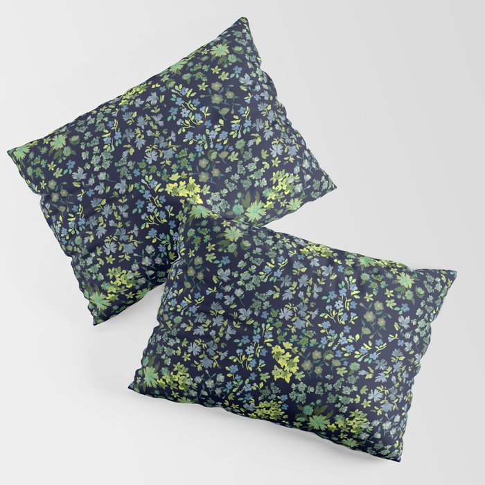Botanical Night Bloom Pillow Sham Gallery Image 3