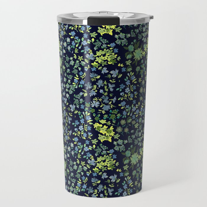 Botanical Night Bloom Travel Mug Gallery Image 1