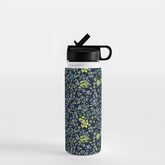 Botanical Night Bloom Water Bottle Gallery Image 1