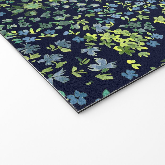Botanical Night Bloom Welcome Mat Gallery Image 2