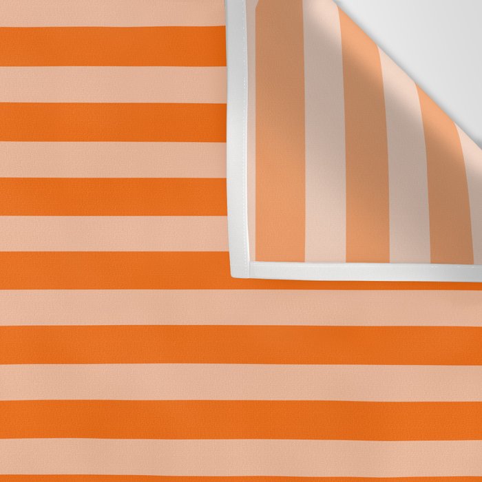 Striped 2 Orange Wall Tapestry Gallery Image 3