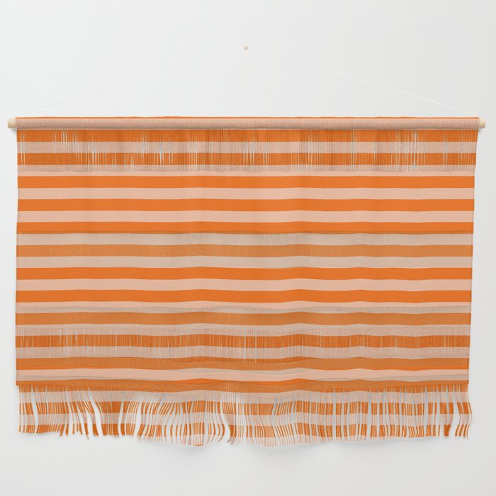 Striped 2 Orange Wall Hanging Gallery Image 1
