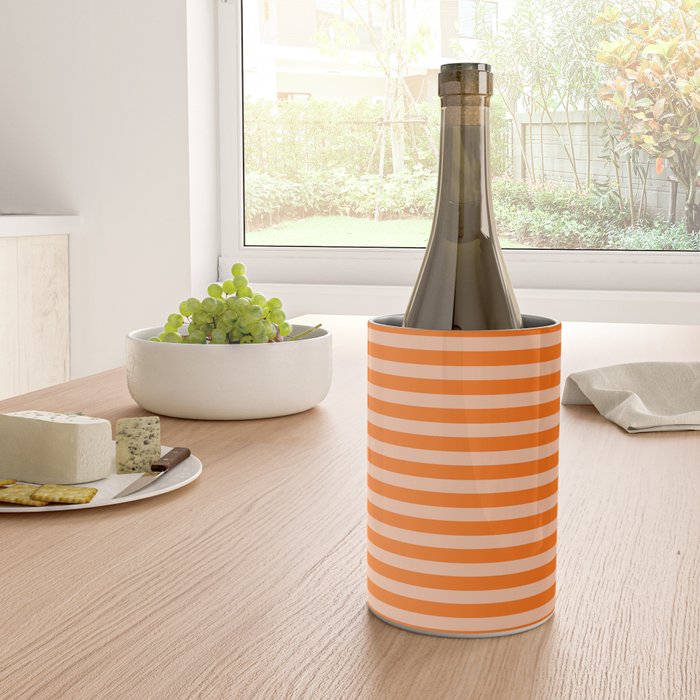 Striped 2 Orange Wine Chiller Gallery Image 4