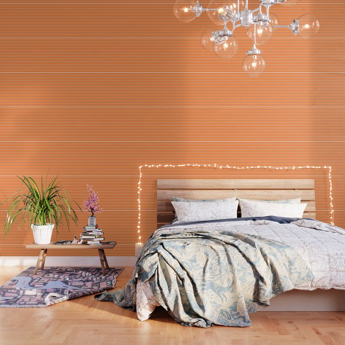 Striped 2 Orange Wallpaper Gallery Image 3