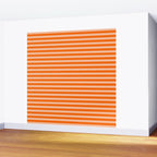 Striped 2 Orange Wall Mural Gallery Image 2