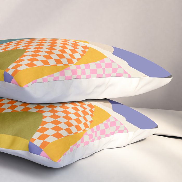minimal shapes abstract Pillow Sham Gallery Image 3
