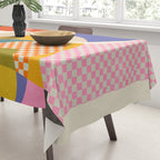 minimal shapes abstract Tablecloth Gallery Image 3