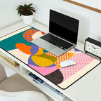 minimal shapes abstract Desk Mat Gallery Image 2