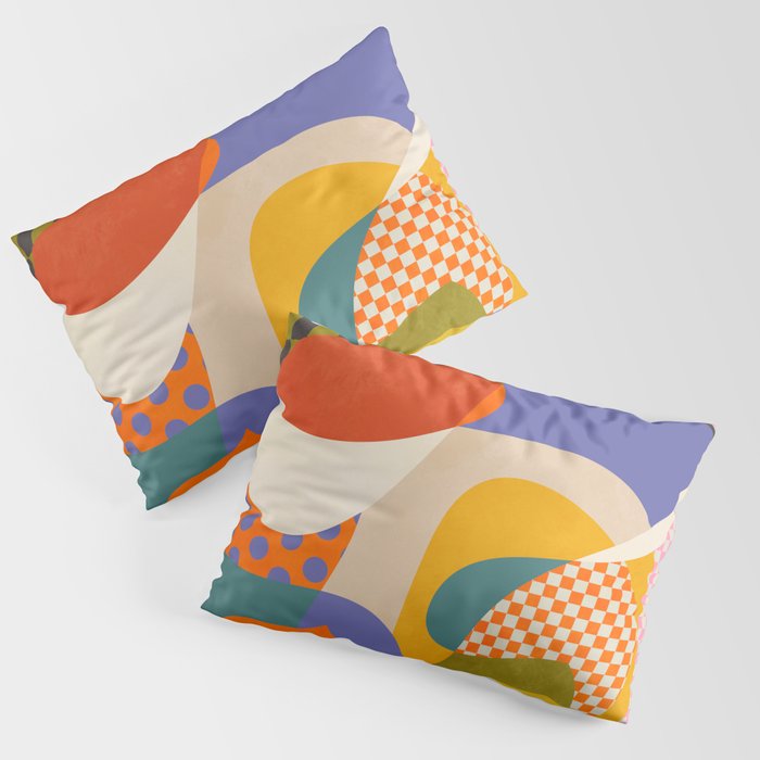 minimal shapes abstract Pillow Sham Gallery Image 3