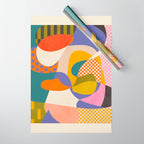 minimal shapes abstract Wrapping Paper Gallery Image 1