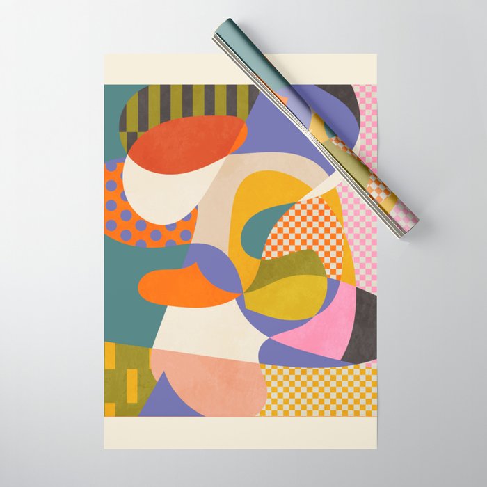 minimal shapes abstract Wrapping Paper Gallery Image 1