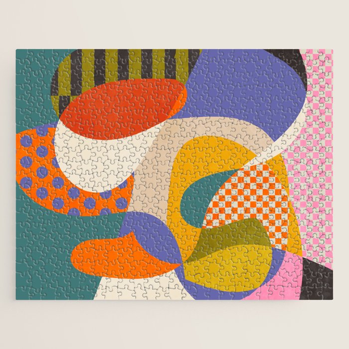 minimal shapes abstract Jigsaw Puzzle Gallery Image 1