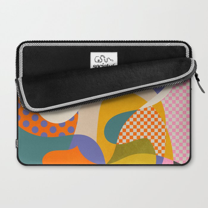 minimal shapes abstract Laptop Sleeve Gallery Image 2